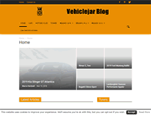 Tablet Screenshot of blog.vehiclejar.com